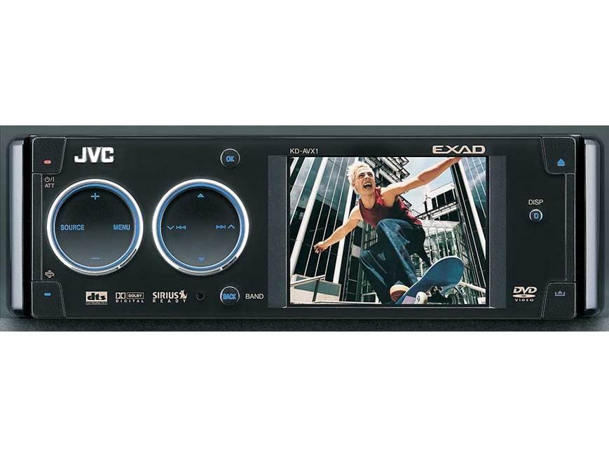 JVC EXAD KD-AVX1 DVD / CD receiver with 3