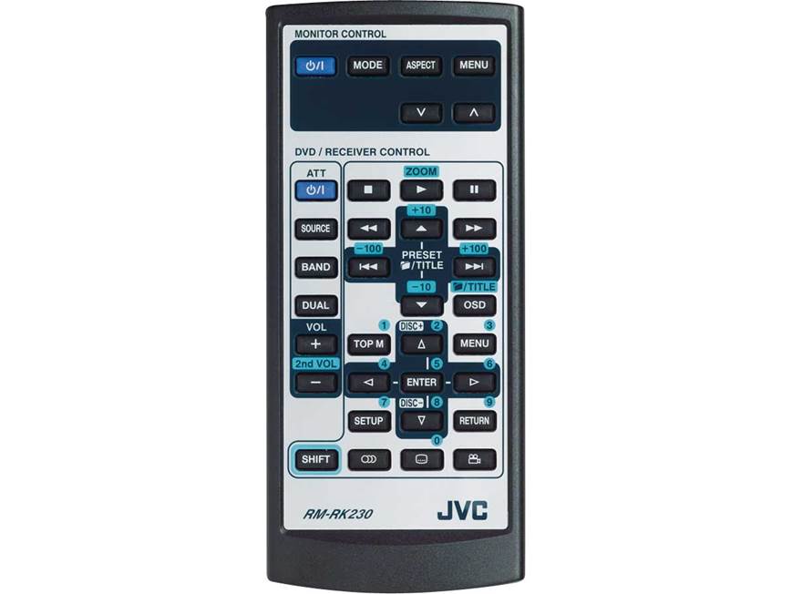 JVC EXAD KD-AVX1 DVD / CD receiver with 3