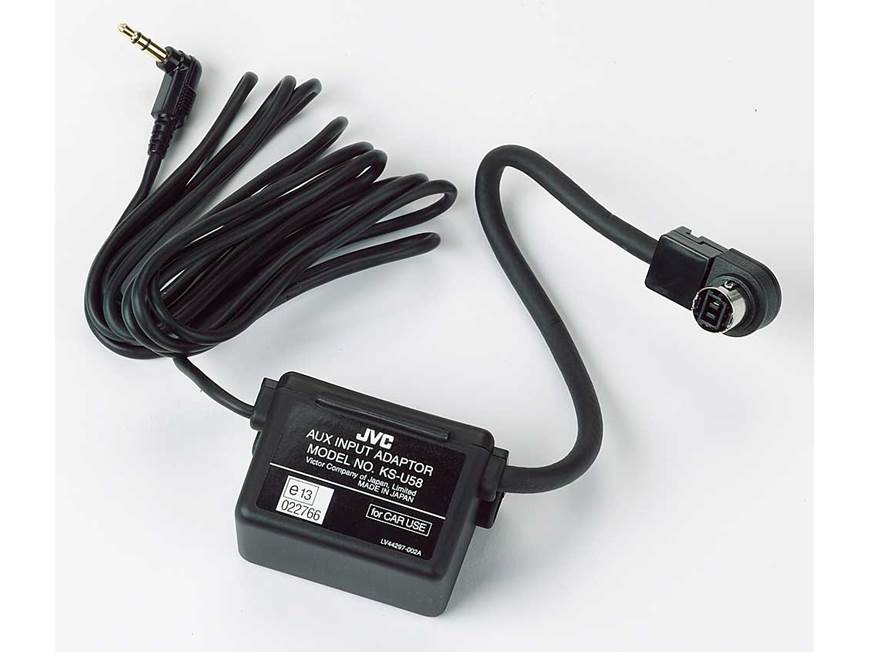 JVC KS-U58 Input Adapter Connect a portable music player to your