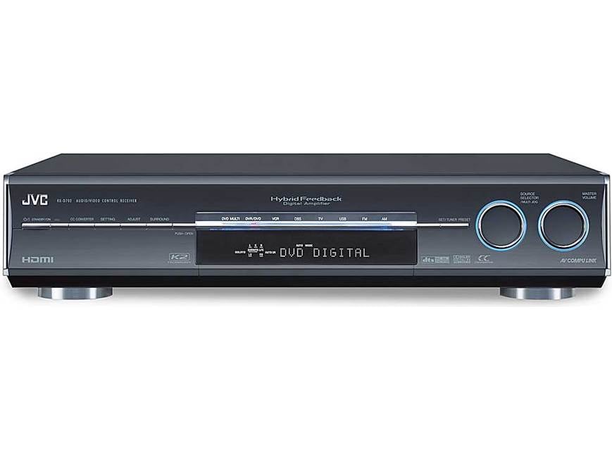 JVC RX-D702B 7-channel home theater receiver with wireless PC