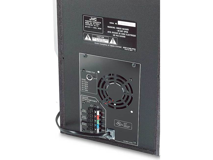 JVC TH-C5 5-disc DVD home theater system at Crutchfield