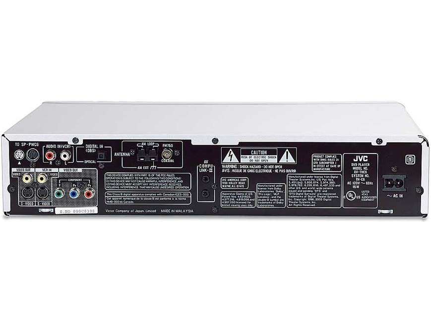 JVC TH-C6 DVD home theater system at Crutchfield