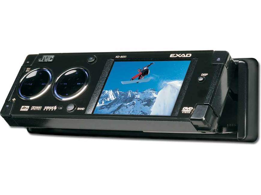 JVC EXAD KD-AVX1 DVD / CD receiver with 3