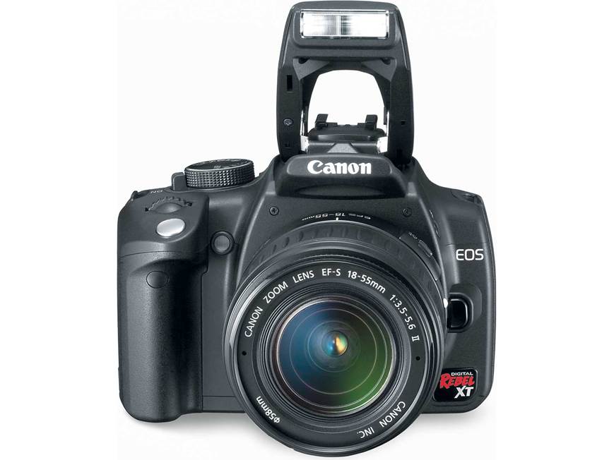 Canon EOS Digital Rebel XT Kit (Black) 8-megapixel digital SLR