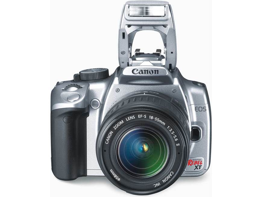 Canon EOS Digital Rebel XT Kit (Silver) 8-megapixel digital SLR