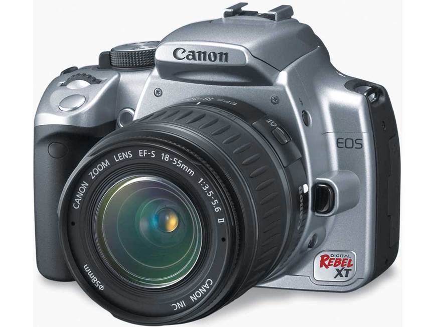 Canon EOS Digital Rebel XT Kit (Silver) 8-megapixel digital SLR
