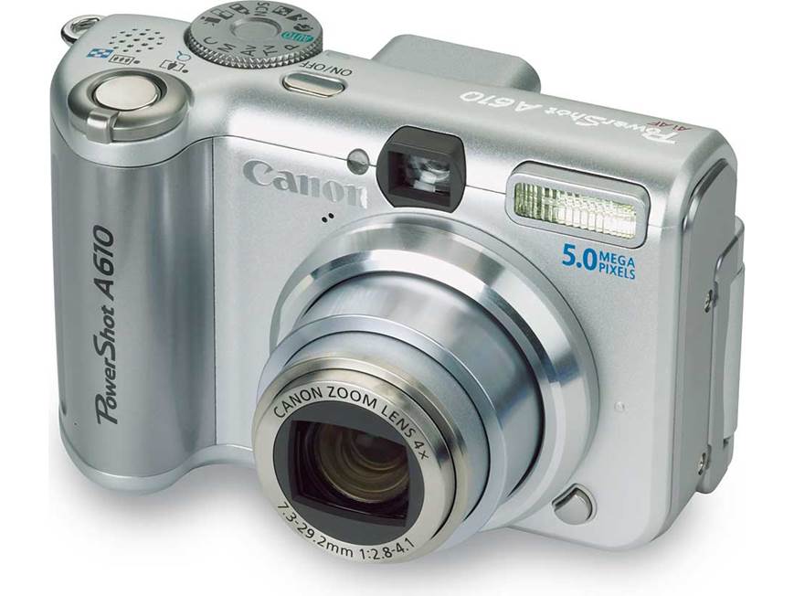 Canon PowerShot A610 5-megapixel digital camera at Crutchfield