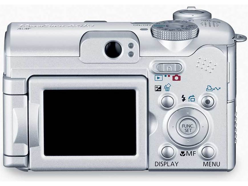 Canon PowerShot A610 5-megapixel digital camera at Crutchfield