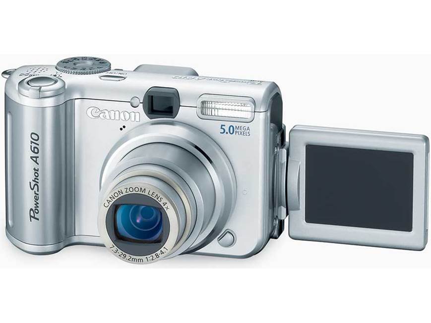 Canon PowerShot A610 5-megapixel digital camera at Crutchfield