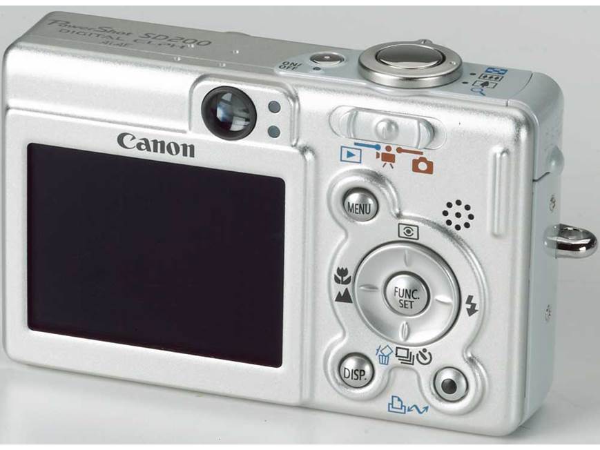 Canon PowerShot SD200 3.2-megapixel digital camera at Crutchfield
