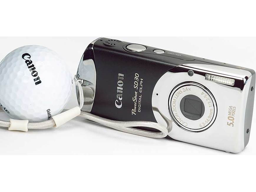 Canon PowerShot SD30 (Black) 5-megapixel digital camera (Black) at