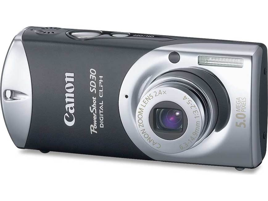 Canon PowerShot SD30 (Black) 5-megapixel digital camera (Black) at
