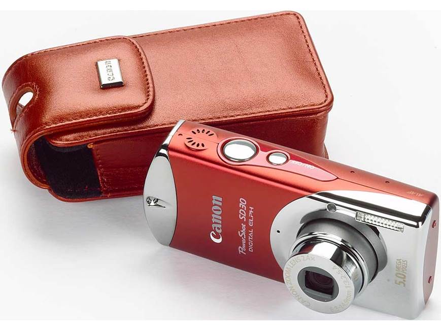 Canon PowerShot SD30 (Red) 5-megapixel digital camera (Red) at