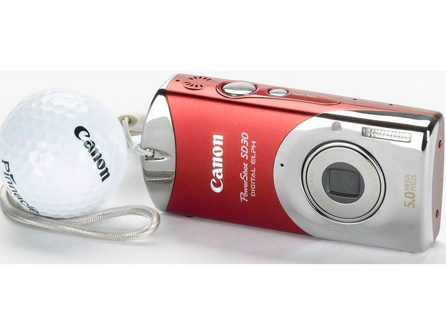Canon PowerShot SD30 (Red) 5-megapixel digital camera (Red) at