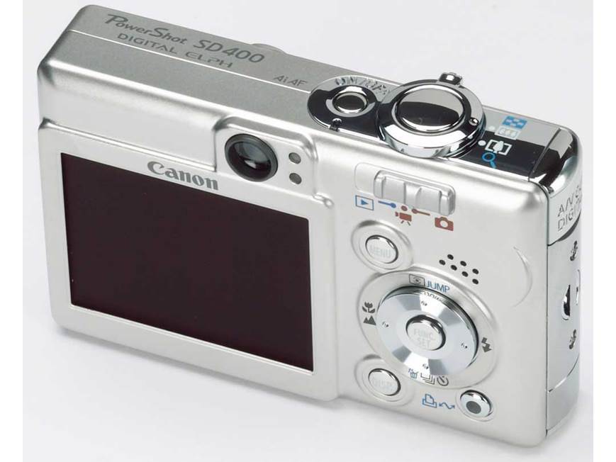 Canon PowerShot SD400 5-megapixel digital camera at Crutchfield