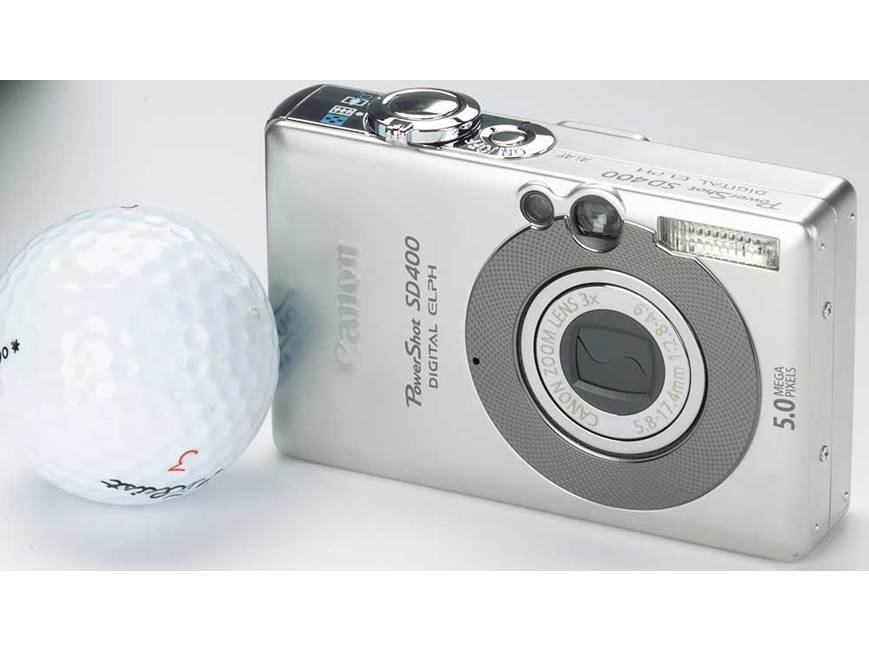 Canon PowerShot SD400 5-megapixel digital camera at Crutchfield