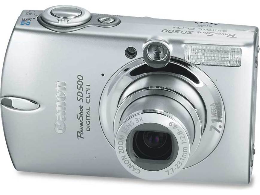 Canon PowerShot SD500 7.1-megapixel digital camera at Crutchfield
