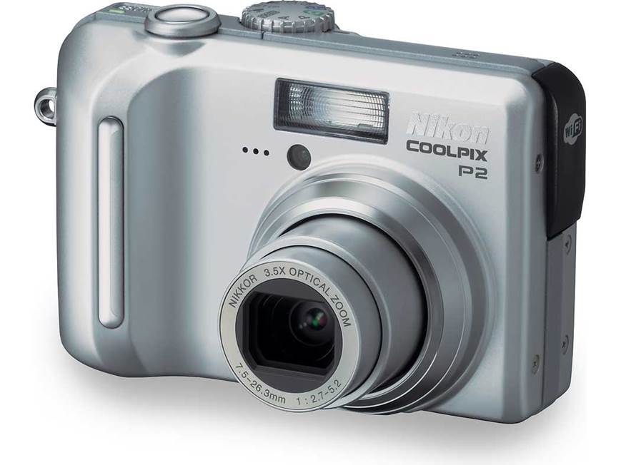 Nikon Coolpix P2 5.1-megapixel digital camera with Wi-Fi