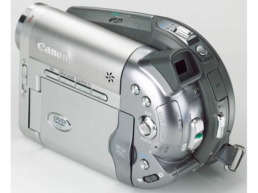 Canon DC10 DVD camcorder at Crutchfield