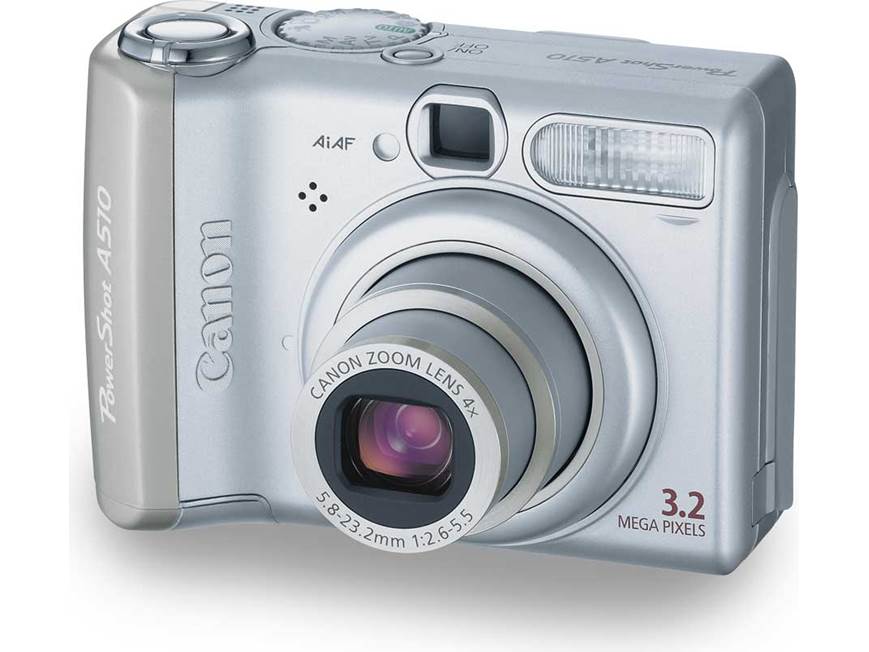 Canon PowerShot A510 3.2-megapixel digital camera at Crutchfield