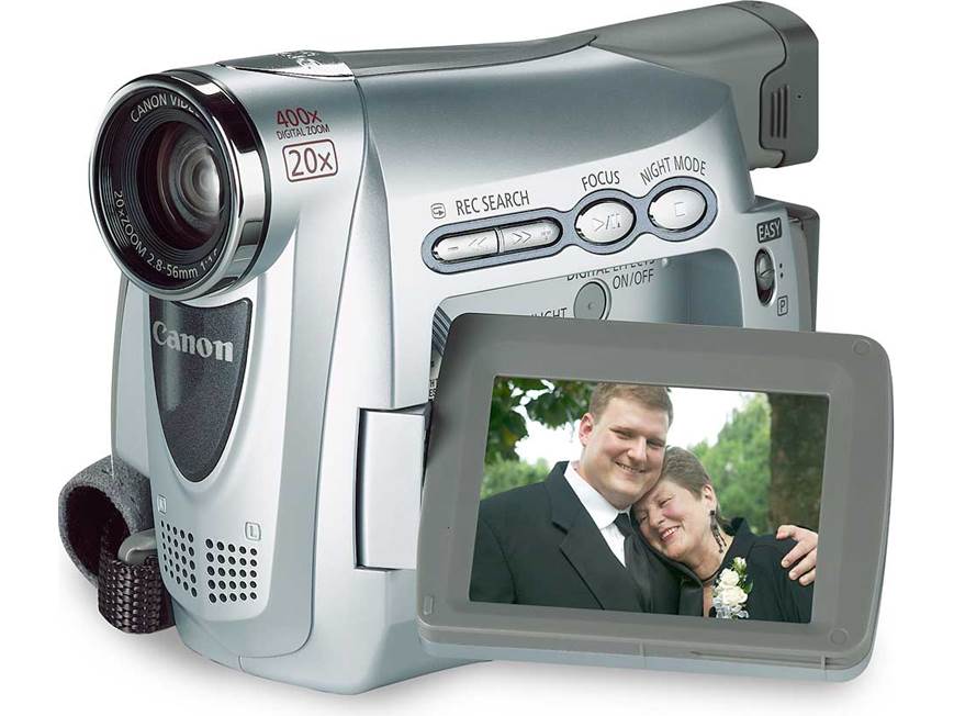 Canon ZR100 Mini DV digital camcorder at Crutchfield