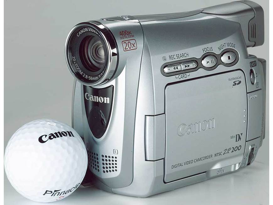 Canon ZR200 Mini DV digital camcorder at Crutchfield