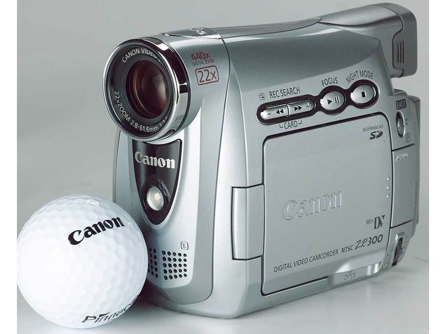 Canon ZR300 Mini DV digital camcorder at Crutchfield