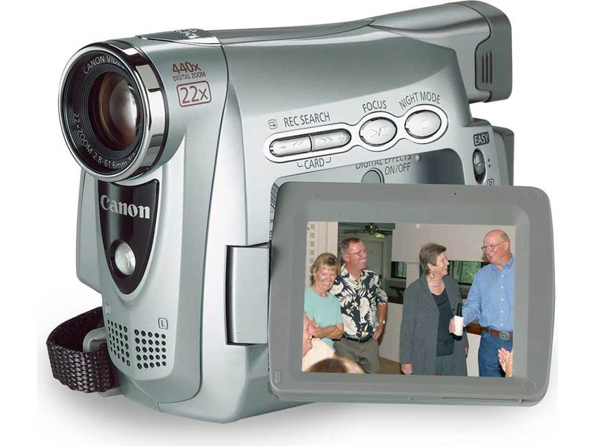 Canon ZR300 Mini DV digital camcorder at Crutchfield