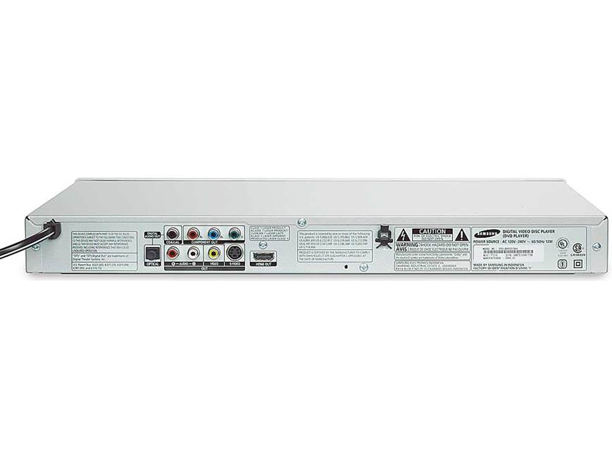 Samsung DVD-HD850 Single-disc DVD/CD player with HDMI™ output and