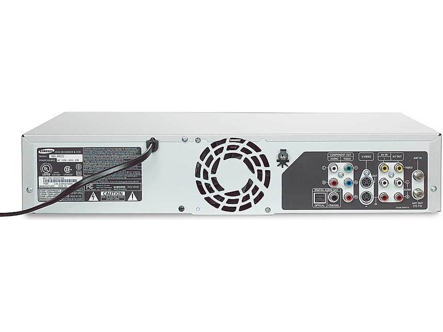 Samsung DVD-VR320 Combination DVD recorder + HiFi VCR at Crutchfield