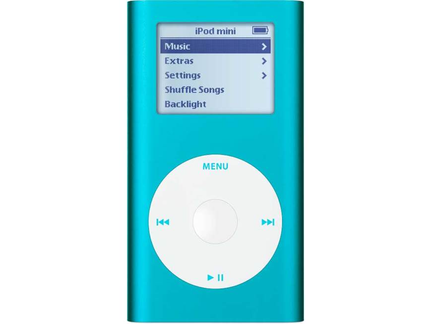 Apple iPod mini 4GB 青　新品　未使用 Apple iPod® mini 4GB (Blue) Portable MP3 player (Blue) at Crutchfield