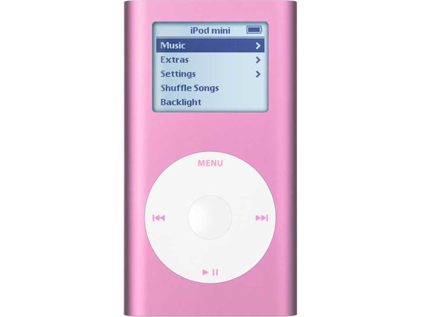 Apple iPod® mini 4GB (Blue) Portable MP3 player (Blue) at Crutchfield