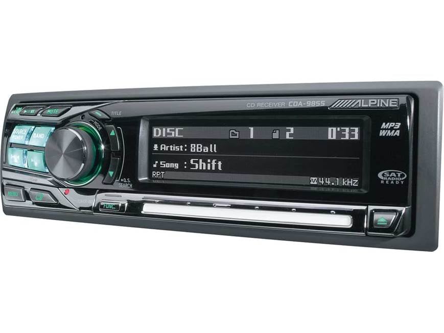 Alpine CDA-9855 CD receiver with MP3 / WMA playback at Crutchfield