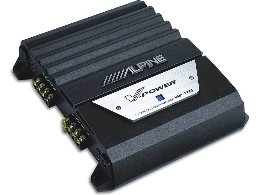 Alpine MRP-T220 2-channel car amplifier 50 watts RMS x 2 at