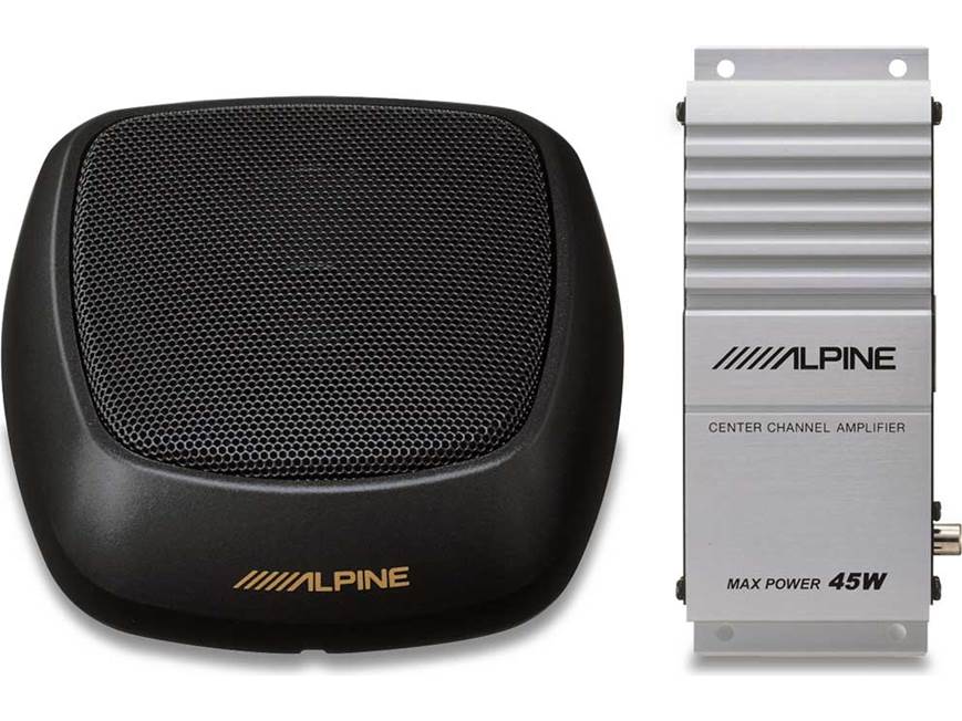 ALPINE SBS-0715 MAX100W/アンプ 45W セット Customer Reviews: Alpine SBS-0715 Center channel speaker with