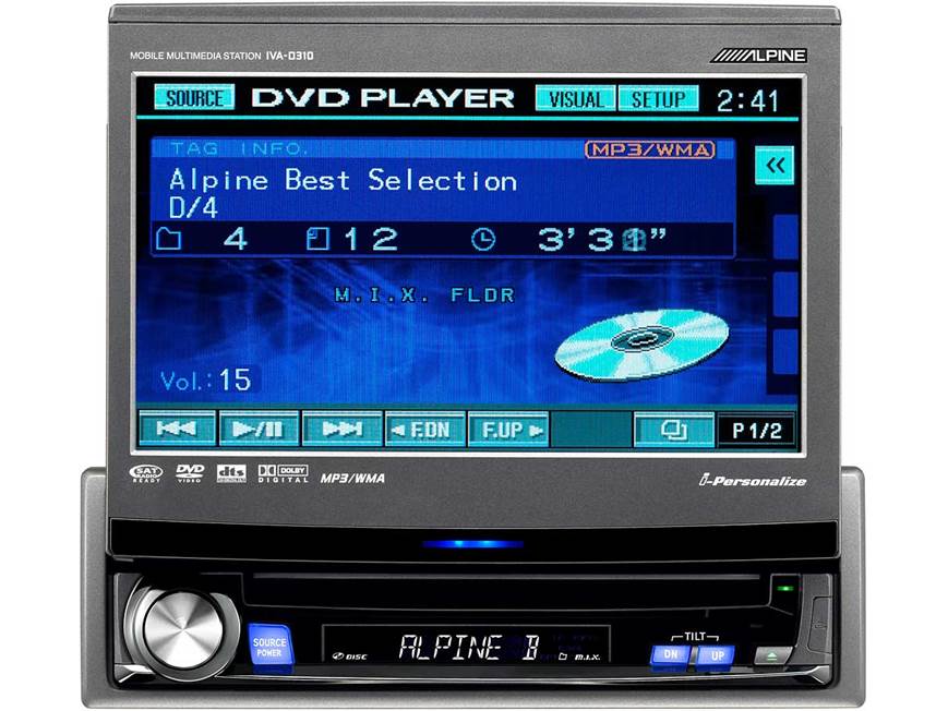 ミュージック (1301) ISEKI 10th ISEKI AOR FLAVA DVD Alpine IVA-D310 DVD / CD receiver with 7