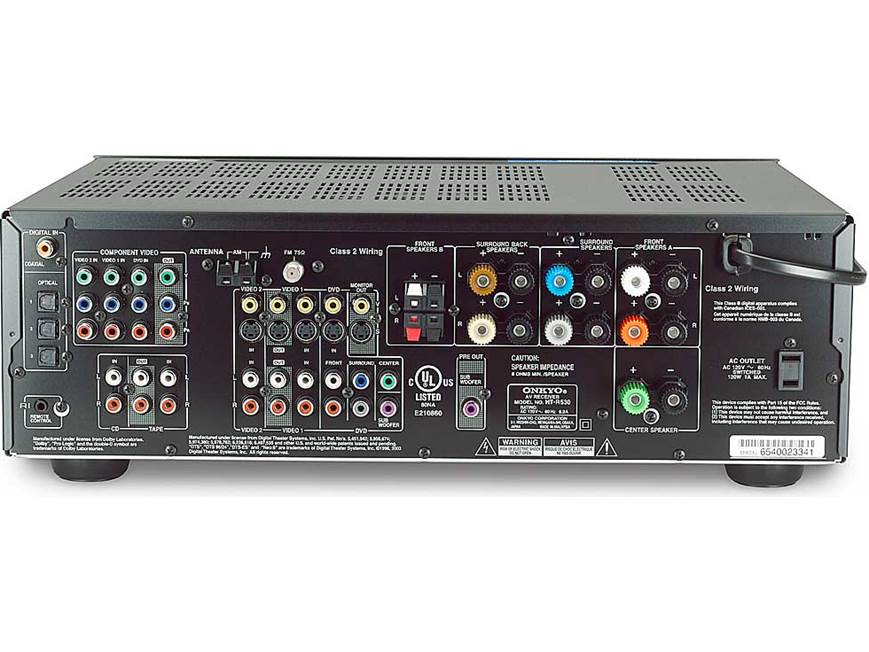 Onkyo HT-S787C 7.1-channel component DVD home theater system at