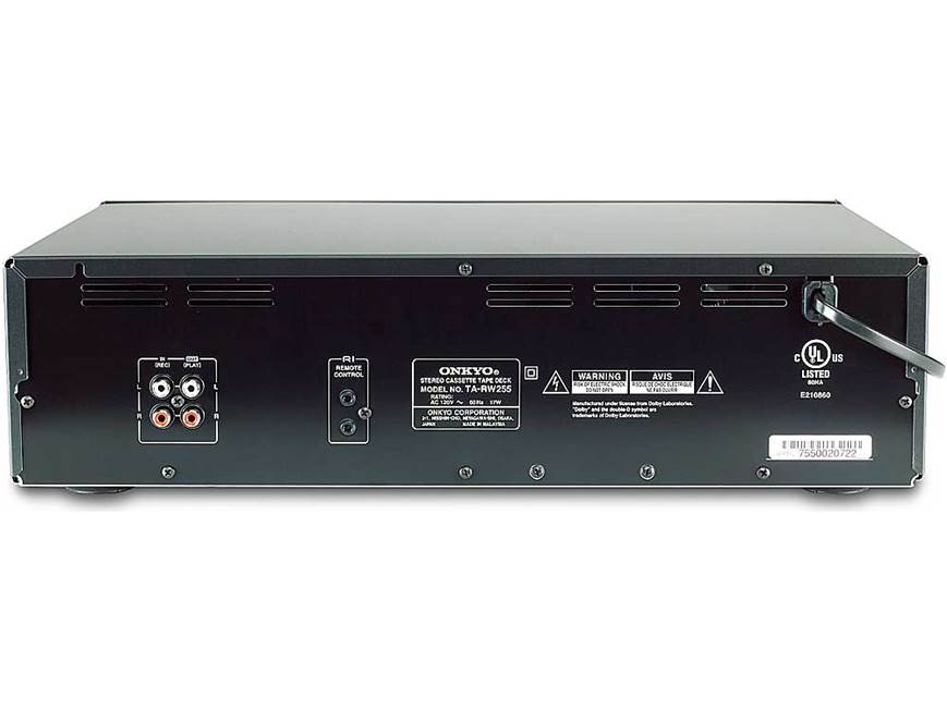 Onkyo TA-RW255 Dual-well cassette deck at Crutchfield