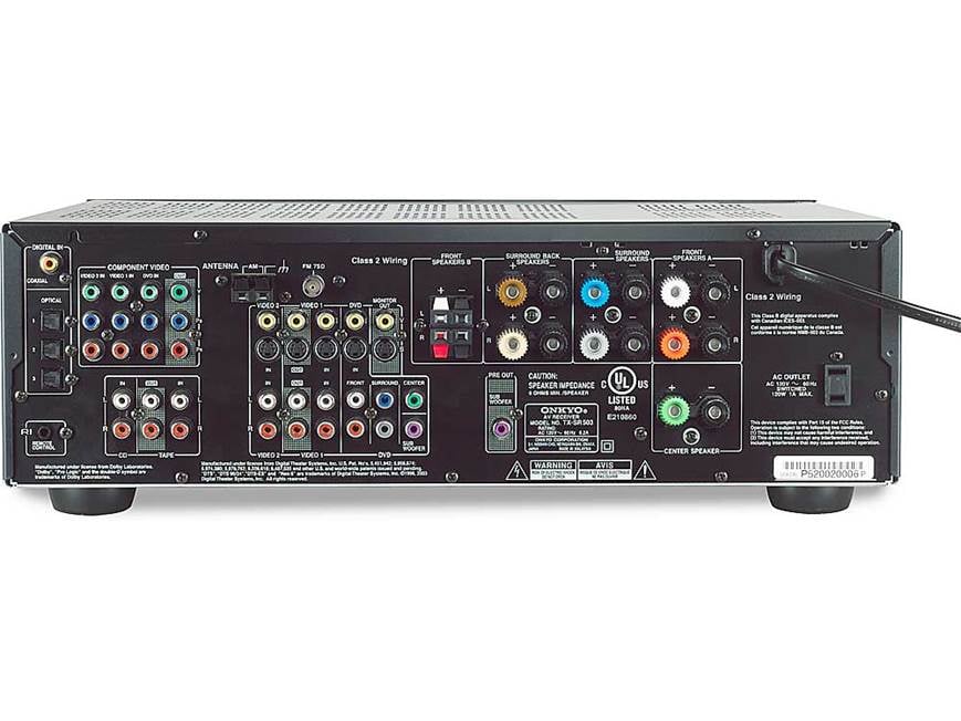 Onkyo TX-SR503 (Black) 7-channel home theater receiver (Black) at