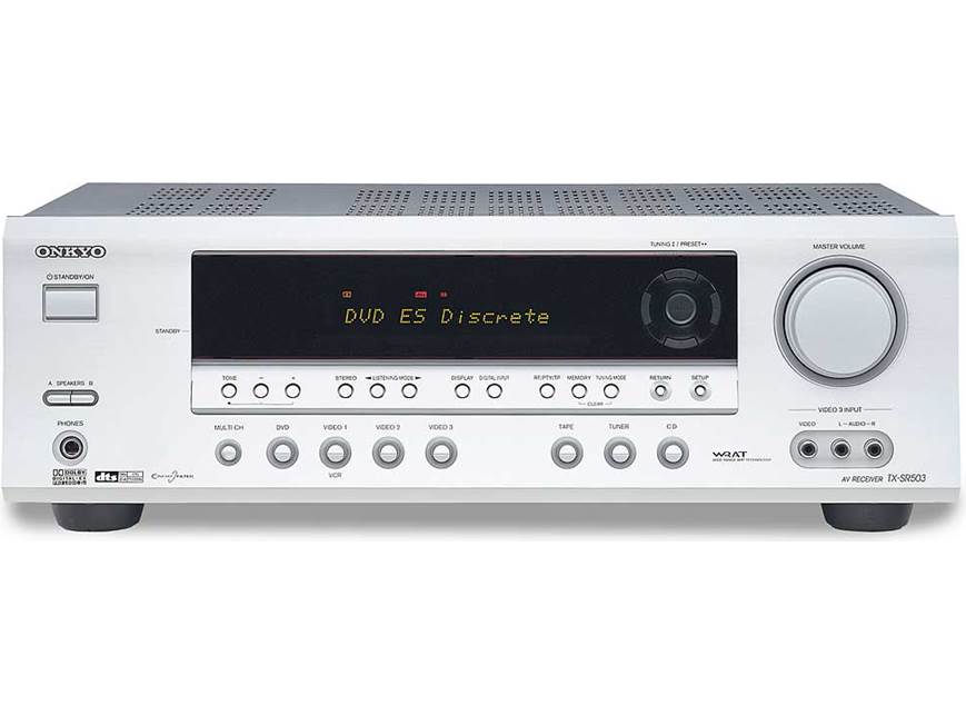 Onkyo TX-SR503 (Silver) 7-channel home theater receiver (Silver