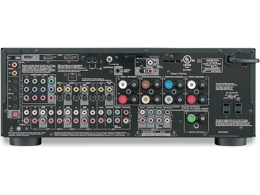 Onkyo TX-SR803 (Black) 7-channel home theater receiver (Black) at