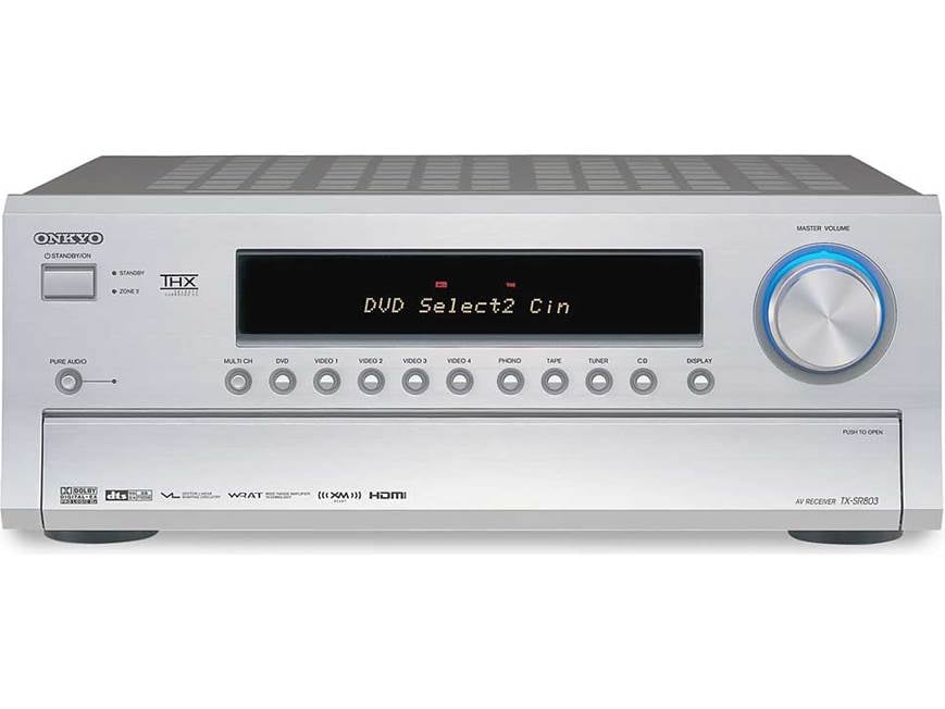 Onkyo TX-SR803 (Silver) 7-channel home theater receiver (Silver