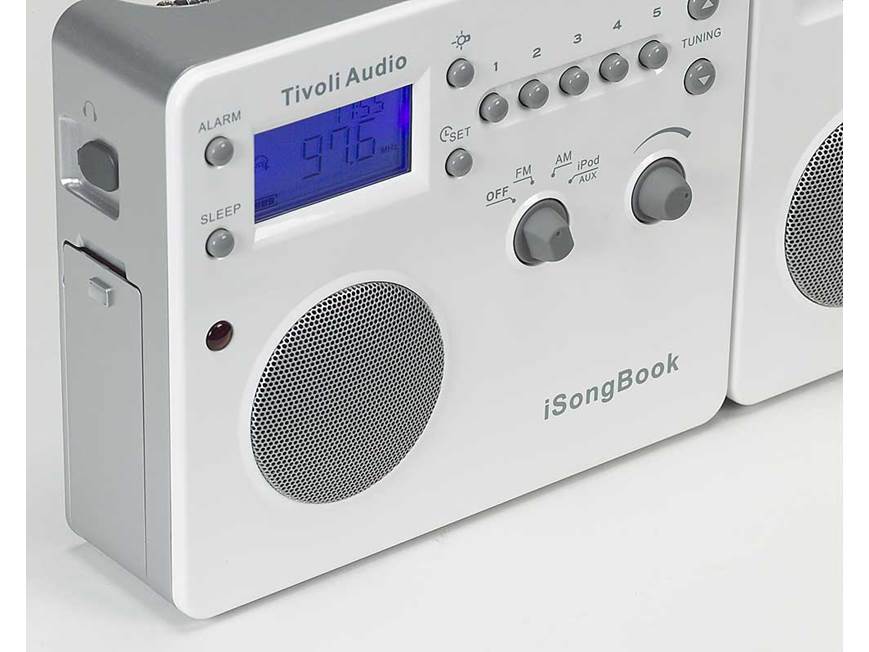 Tivoli iSongBook Portable AM/FM radio with iPod® dock at Crutchfield