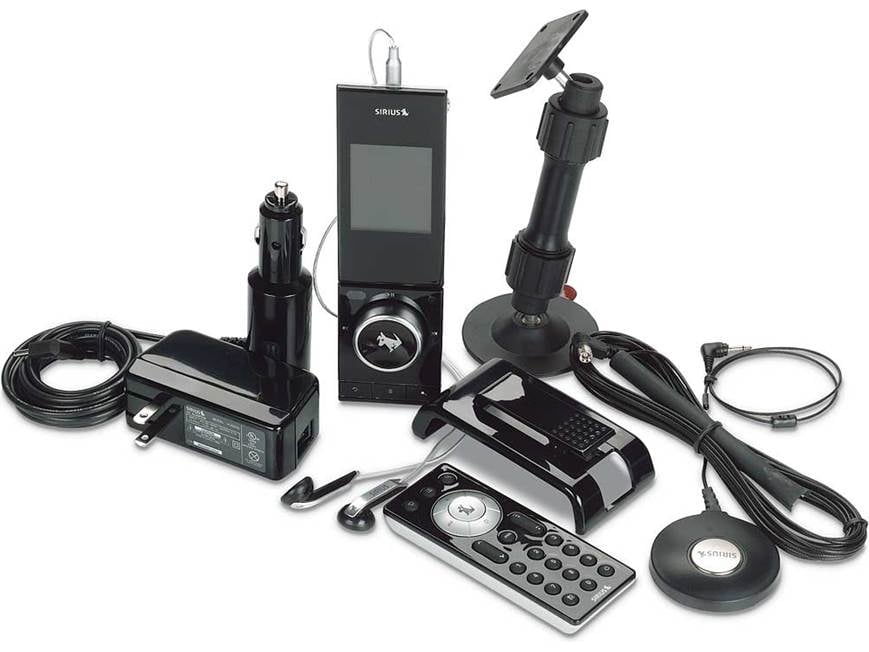 SIRIUS S50 Satellite radio/MP3 player with car accessories at