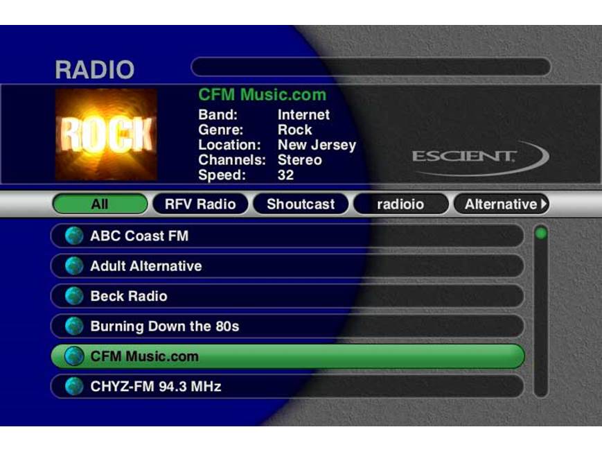 Escient FireBall™ DVDM-300 Digital music server with DVD/CD