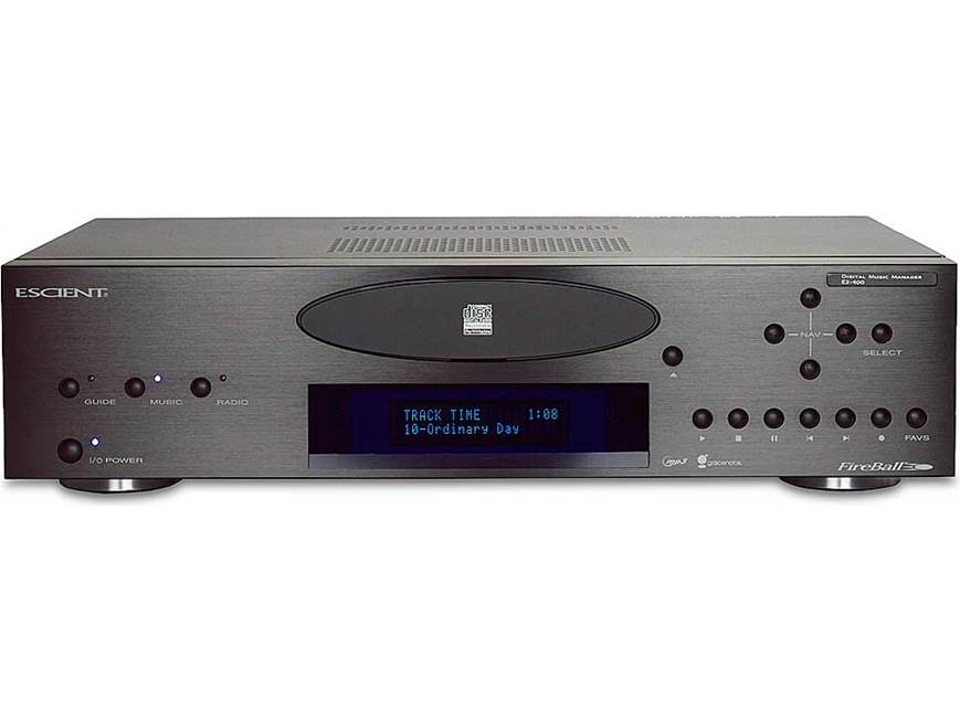 Escient FireBall™ E2-400 Digital music server with CD changer control ...
