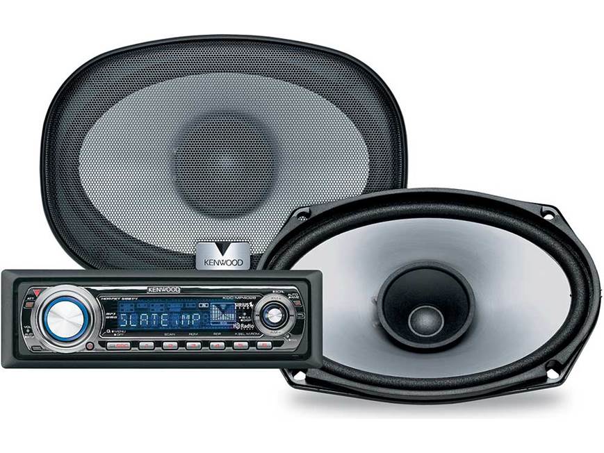 Kenwood car stereo package KDC-MP4028 CD player With free KFC