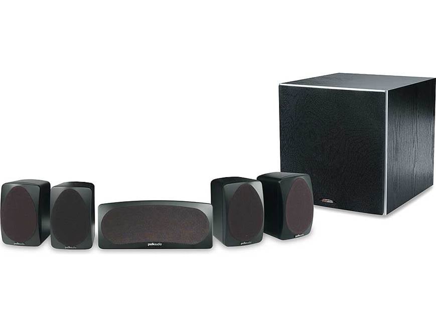 Polk Audio RM6005 (Black satellites, center and subwoofer) Home