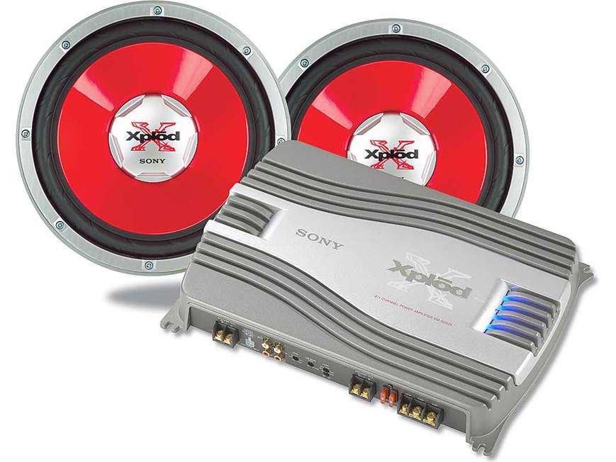 Sony Bass Package XM-SD22X 2-channel amplifier Two XS-L1237 12