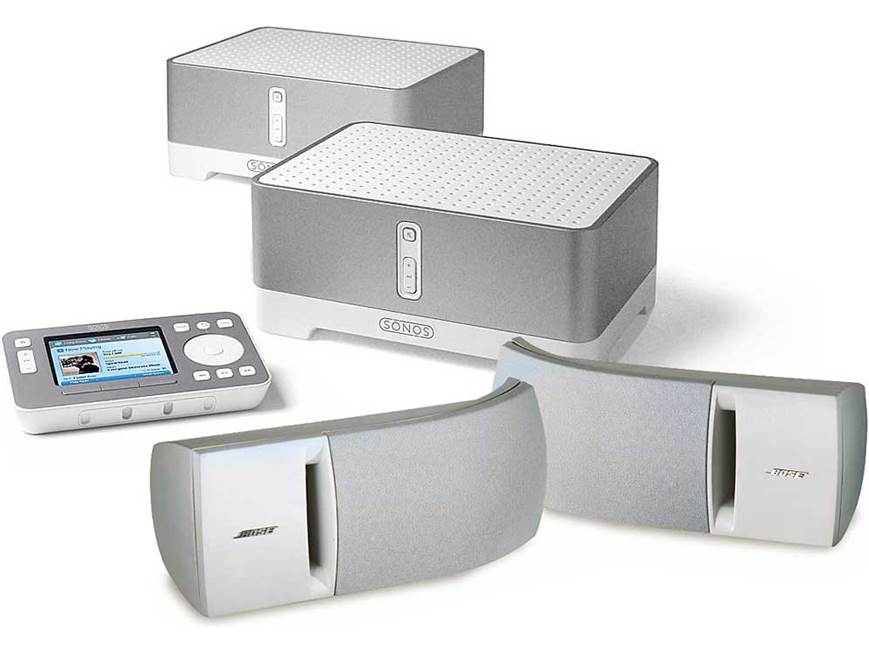 Sonos® / Bose® 161™ Two-room Wireless Music Package at Crutchfield